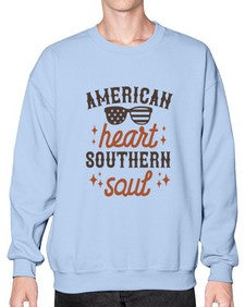 american heart southern soul 231# - western- Sweatshirt - Crew