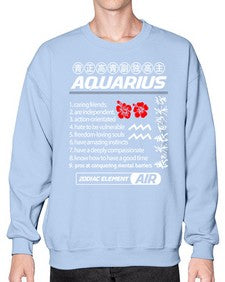 aquarius 85# - aquarius- Sweatshirt - Crew