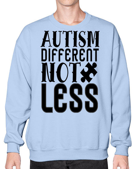 autism different not less 5214# - autism- Sweatshirt - Crew
