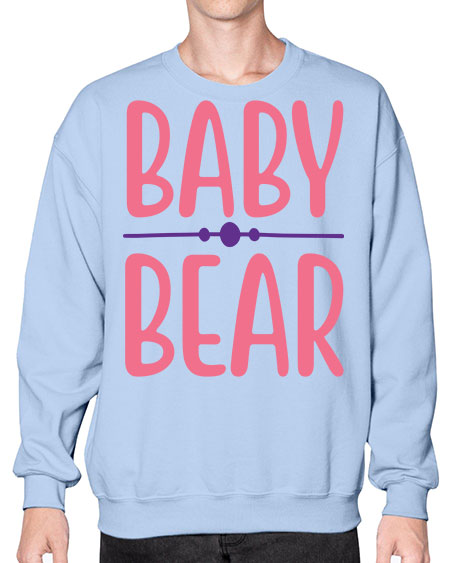 baby bear 15# - bears - animals- Sweatshirt - Crew