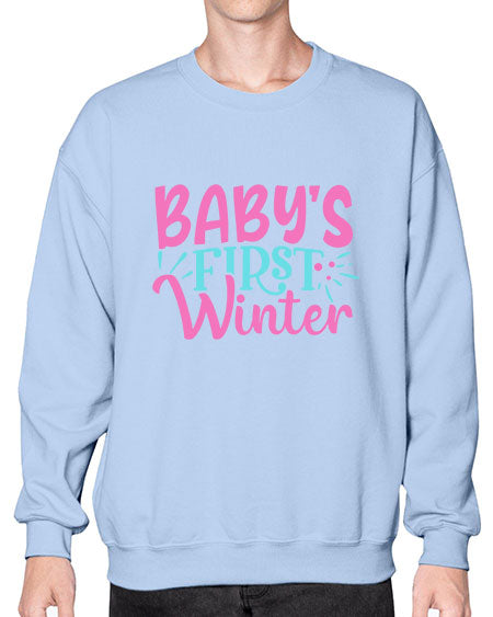 babys first winter Style 42# - baby- Sweatshirt - Crew