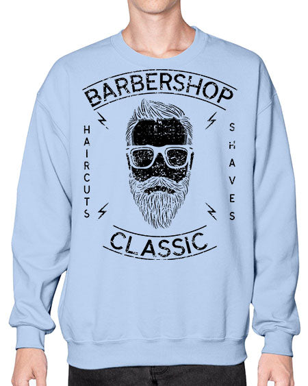 barber shop classic588# - barber- Sweatshirt - Crew