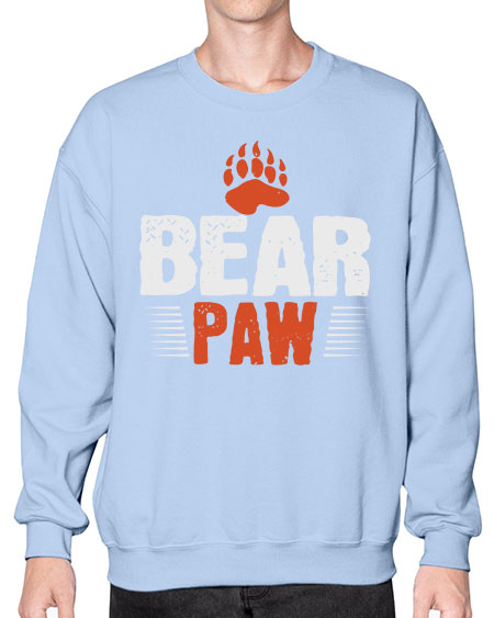 bear paw 39# - bears - animals- Sweatshirt - Crew