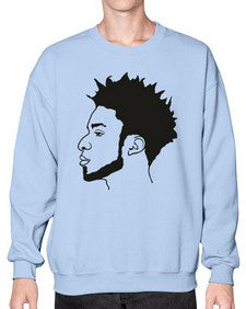 beardman 43# - black boys or men- Sweatshirt - Crew