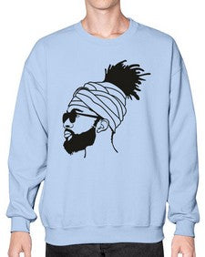 beardman 44# - black boys or men- Sweatshirt - Crew