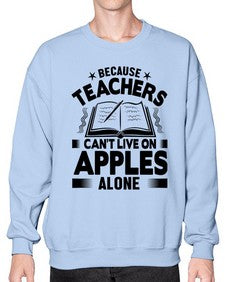 because teacher 19# - teacher- Sweatshirt - Crew