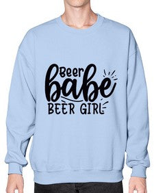 beer babe beer girl 45# - beer- Sweatshirt - Crew
