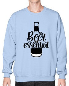 beer is essential 650# - beer- Sweatshirt - Crew