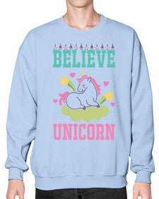 believe unicorn 45# - unicorn- Sweatshirt - Crew