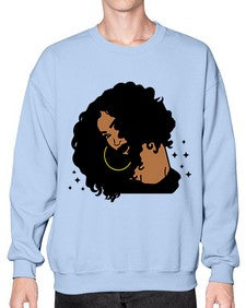 black women - queen 54# - black girls or women- Sweatshirt - Crew