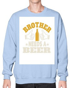 camping and beer thats why i am here 712# - beer- Sweatshirt - Crew