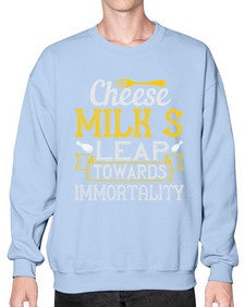 cheesemilks leap towards immortality 87# - cooking- Sweatshirt - Crew