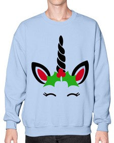 christmas unicorn 81# - unicorn- Sweatshirt - Crew