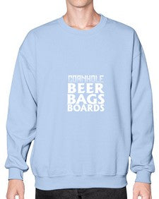cornhole beer bags boards 880# - beer- Sweatshirt - Crew