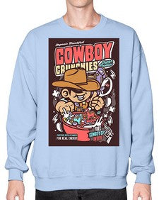 cowboy crunchies 345# - western- Sweatshirt - Crew