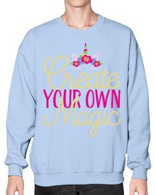 create your own magic 82# - unicorn- Sweatshirt - Crew