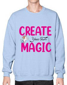 create your own magic 86# - unicorn- Sweatshirt - Crew
