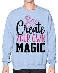 create your own magic 87# - unicorn- Sweatshirt - Crew