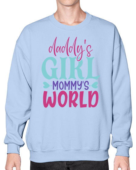 daddys girl mammys world Style 67# - baby- Sweatshirt - Crew