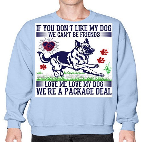 dog t shirt design 95# - dogs- Sweatshirt - Crew