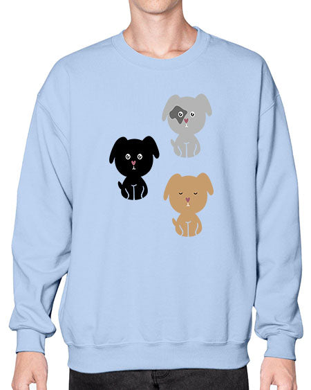 dogs 93# - bears - animals- Sweatshirt - Crew