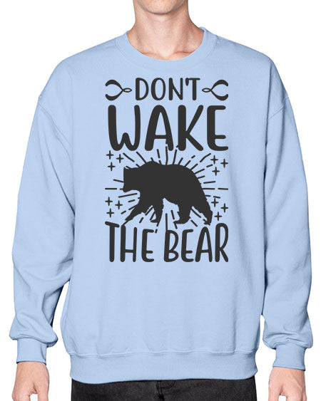dont wake the bear 97# - bears - animals- Sweatshirt - Crew