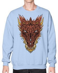 dragon 176# - dragon- Sweatshirt - Crew