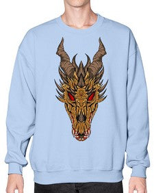 dragon 179# - dragon- Sweatshirt - Crew