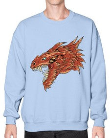 dragon 184# - dragon- Sweatshirt - Crew