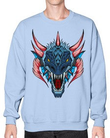 dragon 193# - dragon- Sweatshirt - Crew