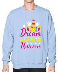 dream like a unicorn 116# - unicorn- Sweatshirt - Crew