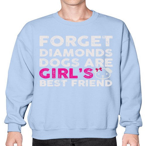 forget diamonds dogs 141# - dogs- Sweatshirt - Crew