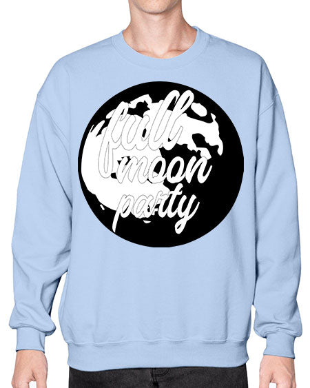 full moon party 7# - moon- Sweatshirt - Crew