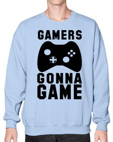 gamers gonna game 93# - video games- Sweatshirt - Crew