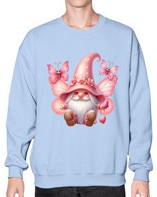 gnome with butterfly 02# - gnome- Sweatshirt - Crew