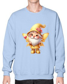 gnome with butterfly 05# - gnome- Sweatshirt - Crew