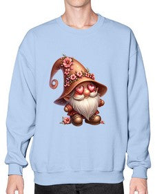 gnome with butterfly 15# - gnome- Sweatshirt - Crew