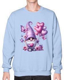 gnome with butterfly 19# - gnome- Sweatshirt - Crew