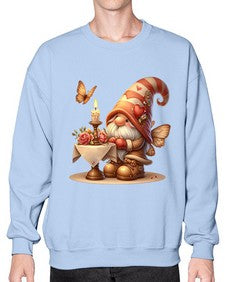 gnome with butterfly 21# - gnome- Sweatshirt - Crew