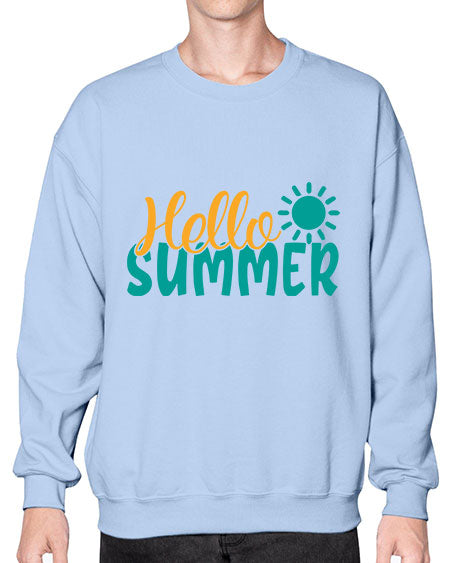 hello summer Style 98# - summer- Sweatshirt - Crew
