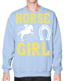 horse girl Style 51# - horse- Sweatshirt - Crew
