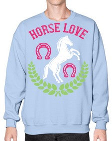 horse love Style 50# - horse- Sweatshirt - Crew