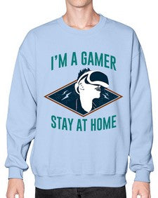 im gamer stay at home 119# - video games- Sweatshirt - Crew