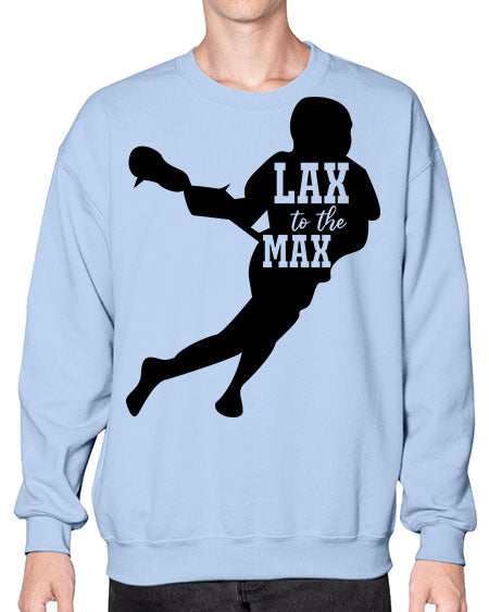 lax to the max 2# - lacrosse- Sweatshirt - Crew