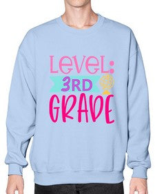 level third grade one hundred 465# - third grade- Sweatshirt - Crew