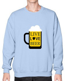 live love beer 1339# - beer- Sweatshirt - Crew