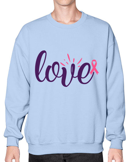 love Style 7# - breast cancer- Sweatshirt - Crew