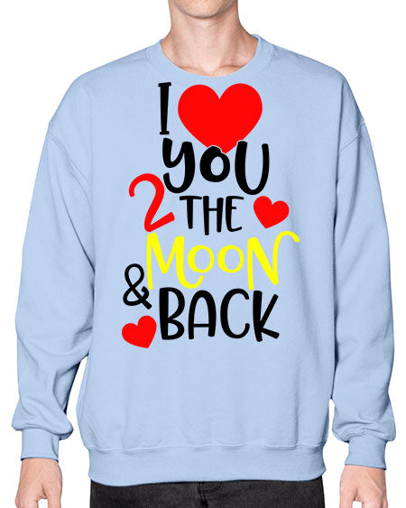lovemoonback 3# - moon- Sweatshirt - Crew