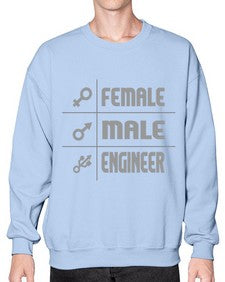 male female engineer 1084# - engineer- Sweatshirt - Crew