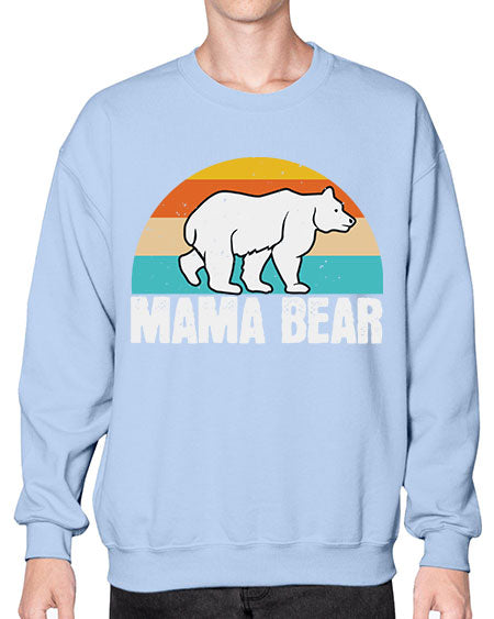 mama bear 177# - bears - animals- Sweatshirt - Crew